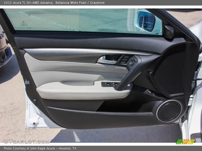 Bellanova White Pearl / Graystone 2013 Acura TL SH-AWD Advance