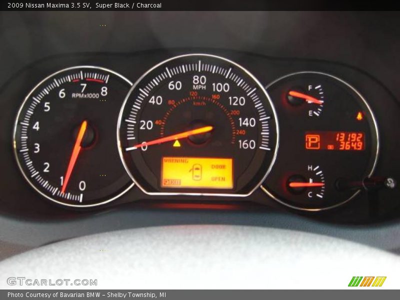 Super Black / Charcoal 2009 Nissan Maxima 3.5 SV