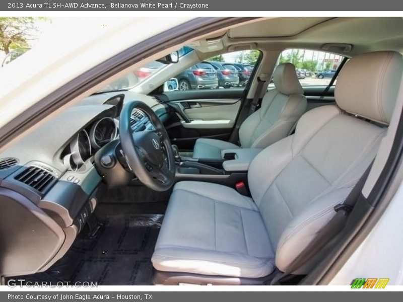 Bellanova White Pearl / Graystone 2013 Acura TL SH-AWD Advance