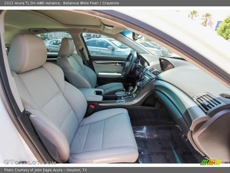 Bellanova White Pearl / Graystone 2013 Acura TL SH-AWD Advance