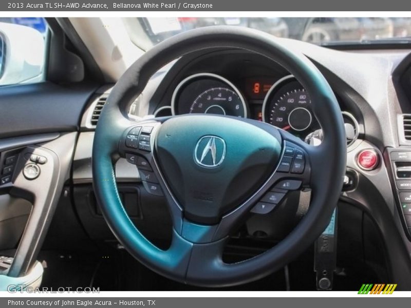 Bellanova White Pearl / Graystone 2013 Acura TL SH-AWD Advance