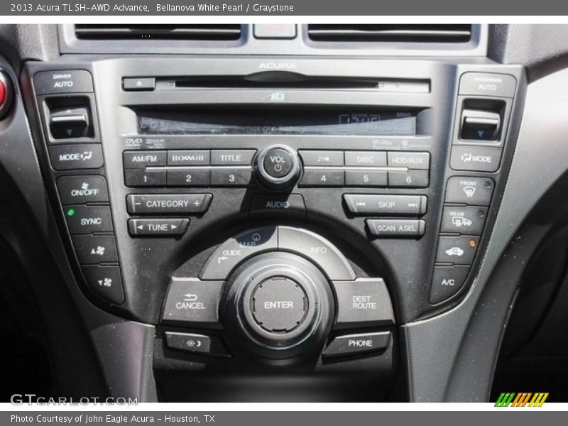 Bellanova White Pearl / Graystone 2013 Acura TL SH-AWD Advance