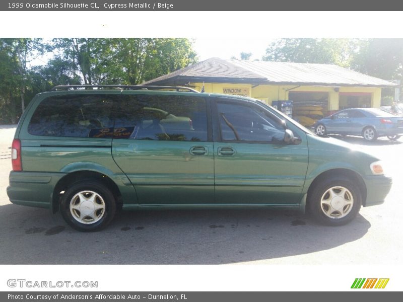 Cypress Metallic / Beige 1999 Oldsmobile Silhouette GL