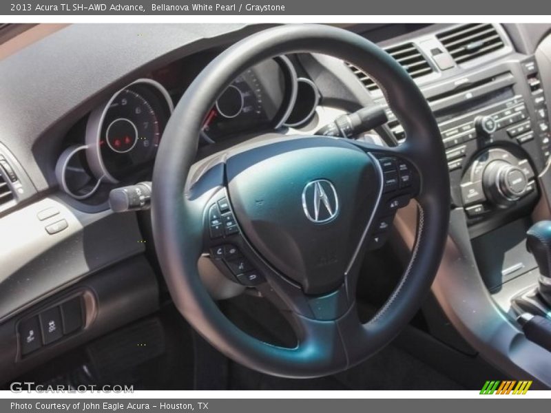 Bellanova White Pearl / Graystone 2013 Acura TL SH-AWD Advance