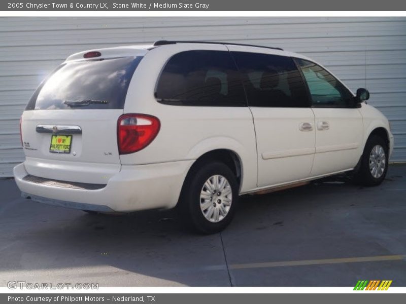 Stone White / Medium Slate Gray 2005 Chrysler Town & Country LX