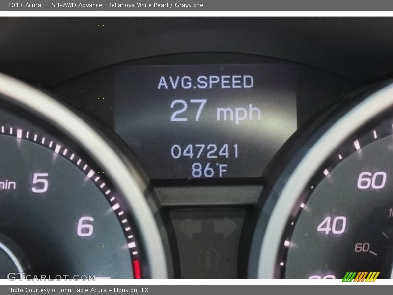 Bellanova White Pearl / Graystone 2013 Acura TL SH-AWD Advance