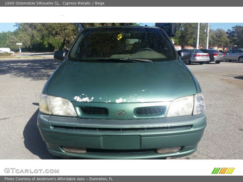Cypress Metallic / Beige 1999 Oldsmobile Silhouette GL