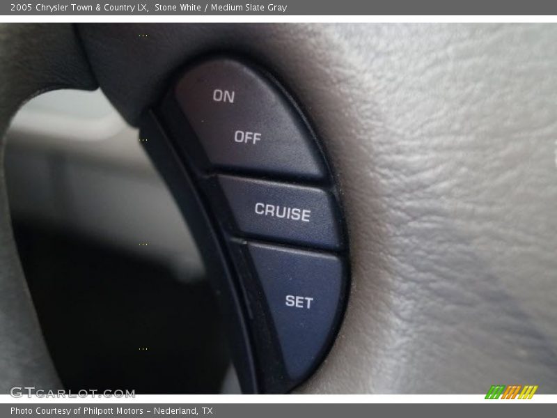 Stone White / Medium Slate Gray 2005 Chrysler Town & Country LX
