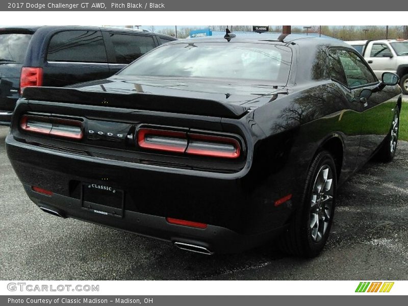 Pitch Black / Black 2017 Dodge Challenger GT AWD