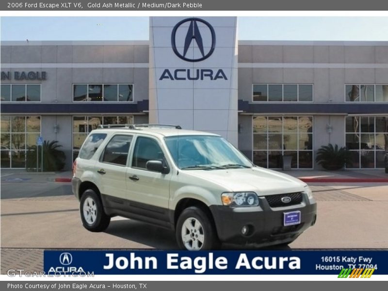 Gold Ash Metallic / Medium/Dark Pebble 2006 Ford Escape XLT V6