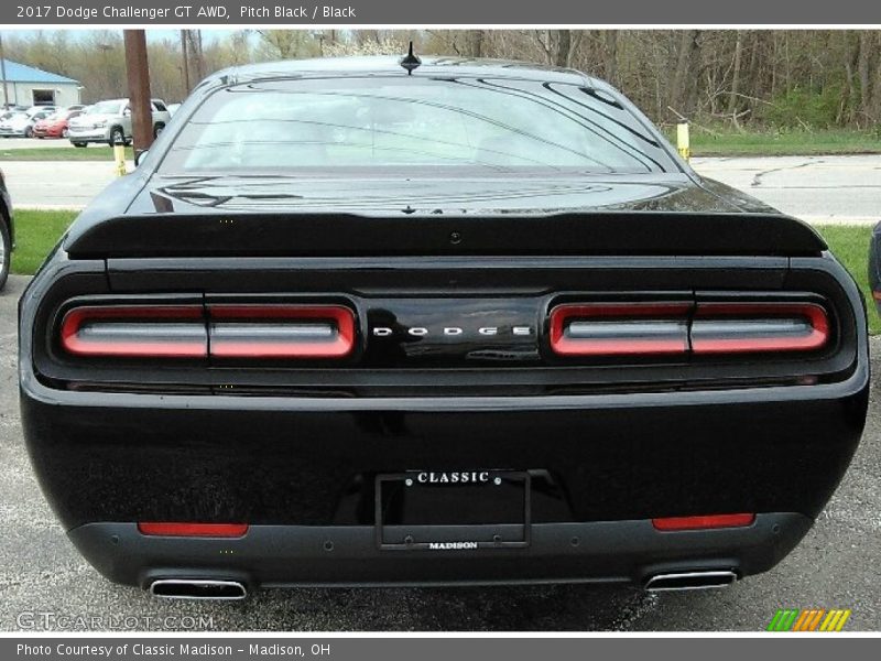 Pitch Black / Black 2017 Dodge Challenger GT AWD