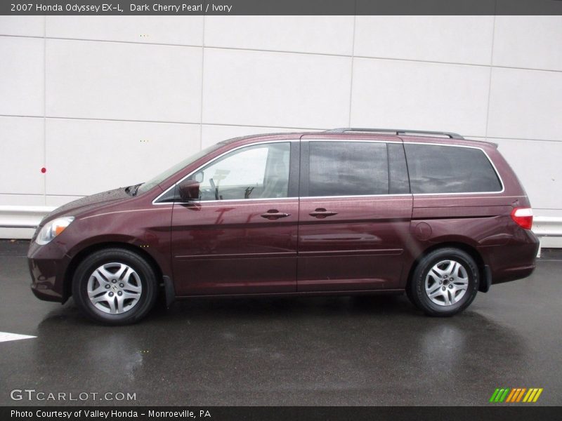 Dark Cherry Pearl / Ivory 2007 Honda Odyssey EX-L