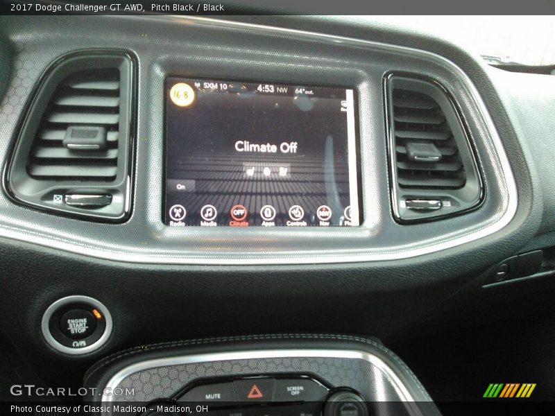 Pitch Black / Black 2017 Dodge Challenger GT AWD