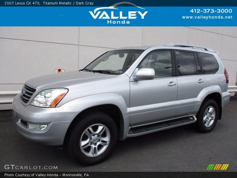 Titanium Metallic / Dark Gray 2007 Lexus GX 470