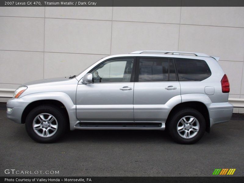 Titanium Metallic / Dark Gray 2007 Lexus GX 470