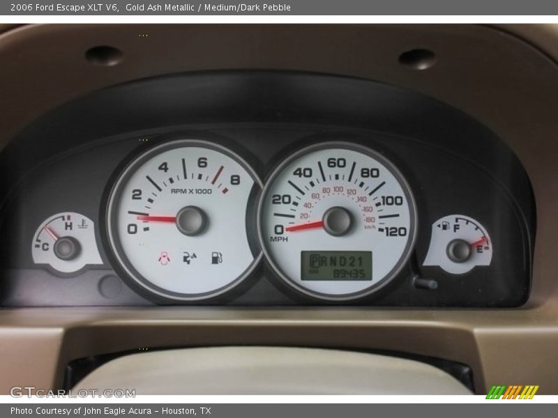 Gold Ash Metallic / Medium/Dark Pebble 2006 Ford Escape XLT V6