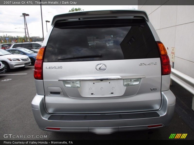 Titanium Metallic / Dark Gray 2007 Lexus GX 470