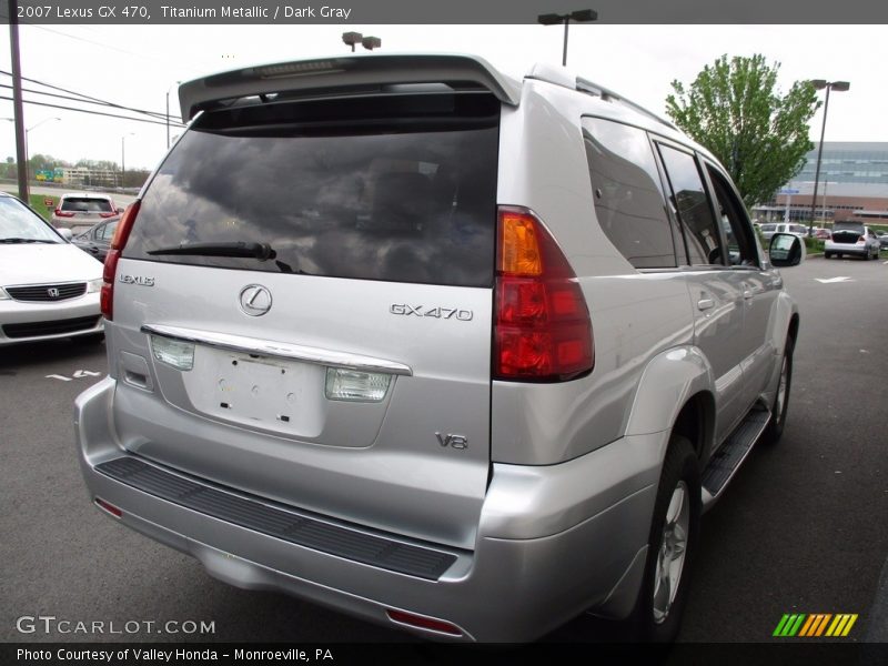 Titanium Metallic / Dark Gray 2007 Lexus GX 470