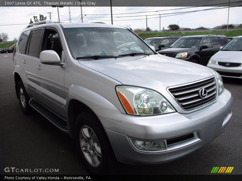 Titanium Metallic / Dark Gray 2007 Lexus GX 470