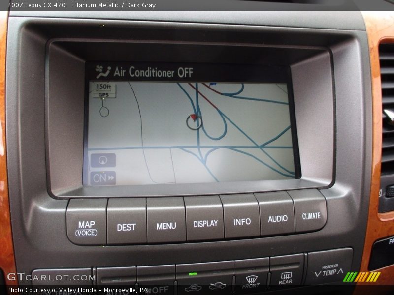 Titanium Metallic / Dark Gray 2007 Lexus GX 470