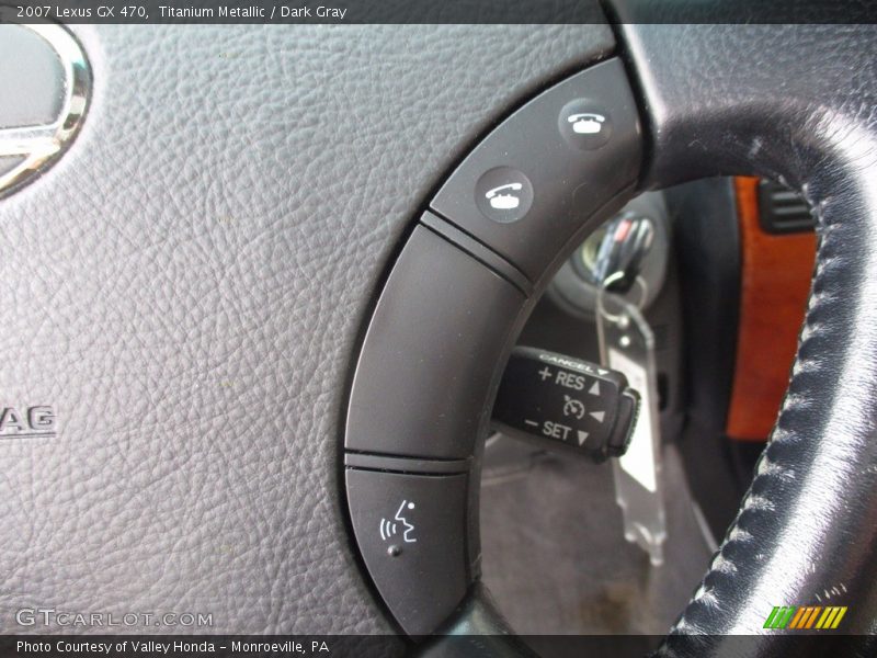 Titanium Metallic / Dark Gray 2007 Lexus GX 470