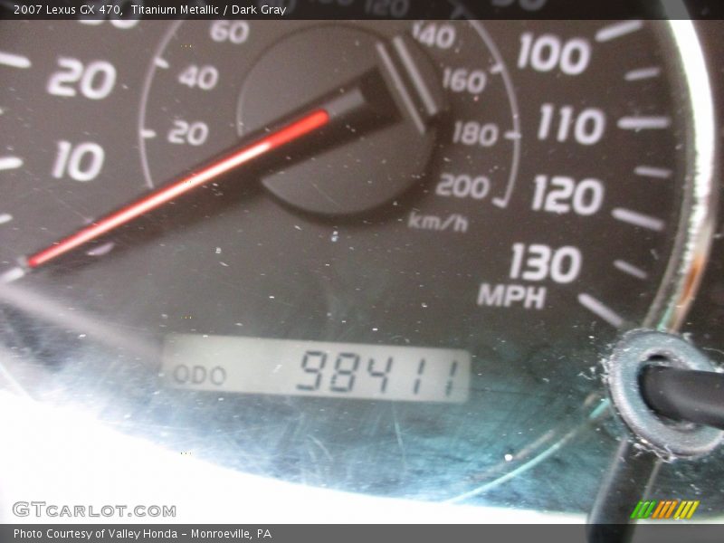 Titanium Metallic / Dark Gray 2007 Lexus GX 470