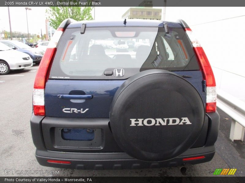 Eternal Blue Pearl / Black 2005 Honda CR-V LX 4WD