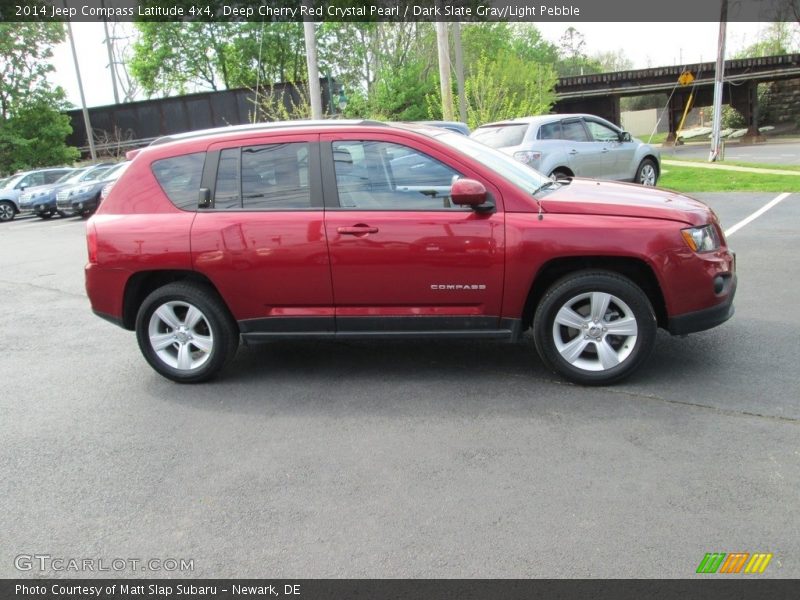 Deep Cherry Red Crystal Pearl / Dark Slate Gray/Light Pebble 2014 Jeep Compass Latitude 4x4