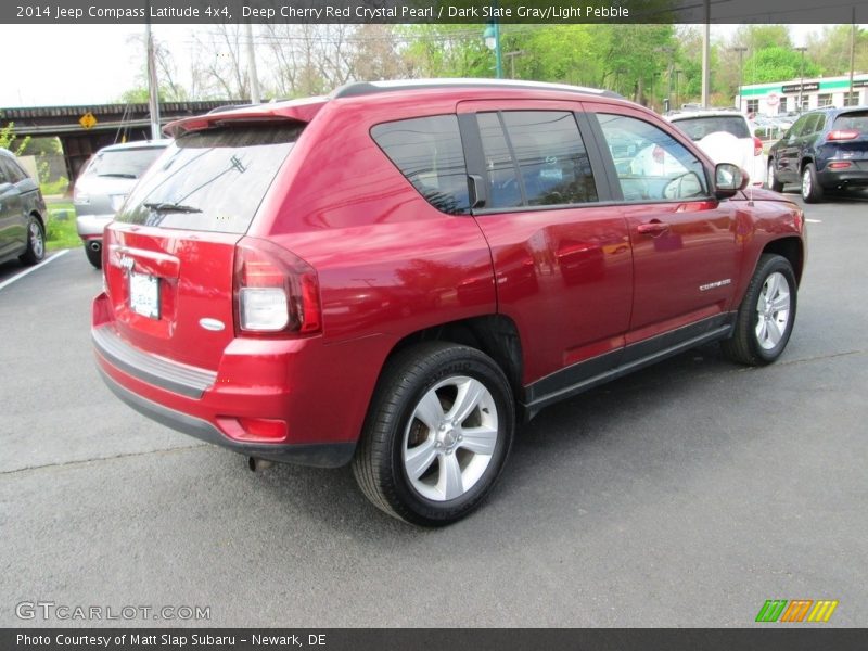 Deep Cherry Red Crystal Pearl / Dark Slate Gray/Light Pebble 2014 Jeep Compass Latitude 4x4