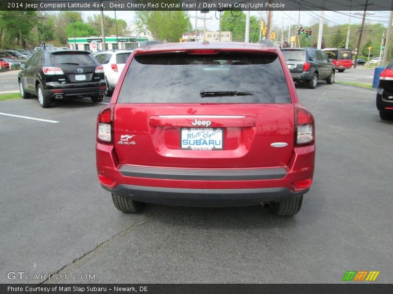 Deep Cherry Red Crystal Pearl / Dark Slate Gray/Light Pebble 2014 Jeep Compass Latitude 4x4