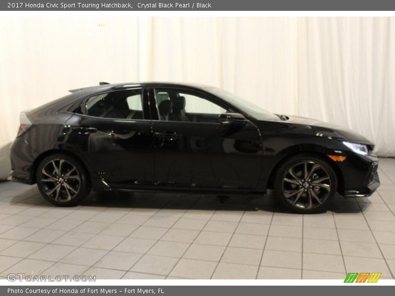 Crystal Black Pearl / Black 2017 Honda Civic Sport Touring Hatchback