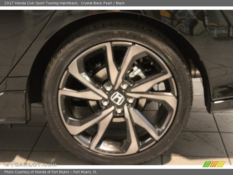 Crystal Black Pearl / Black 2017 Honda Civic Sport Touring Hatchback