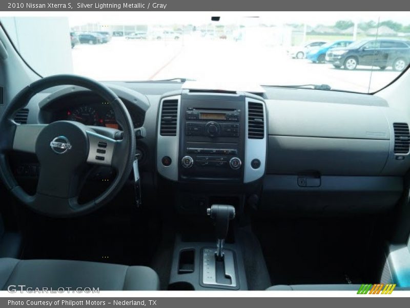 Silver Lightning Metallic / Gray 2010 Nissan Xterra S