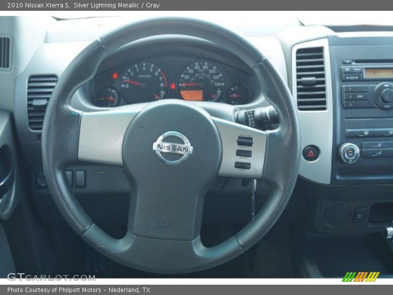 Silver Lightning Metallic / Gray 2010 Nissan Xterra S
