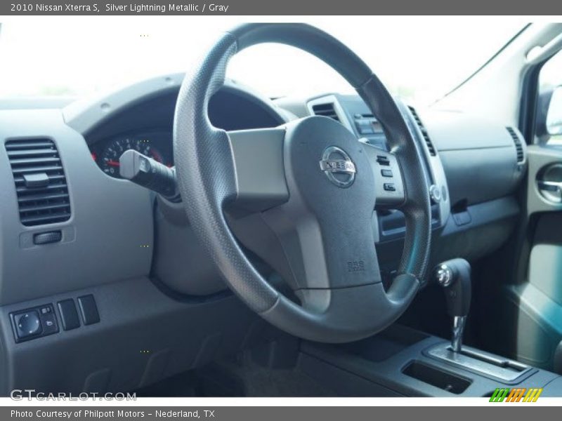 Silver Lightning Metallic / Gray 2010 Nissan Xterra S