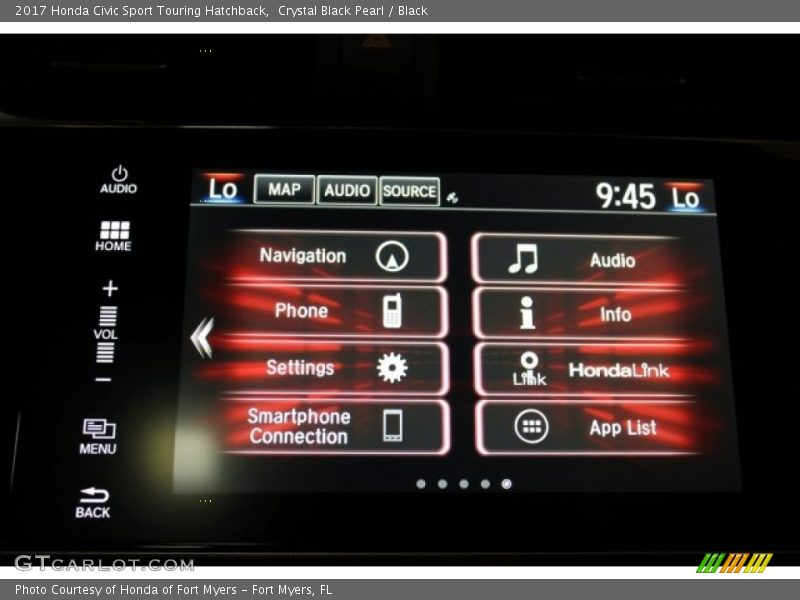 Crystal Black Pearl / Black 2017 Honda Civic Sport Touring Hatchback