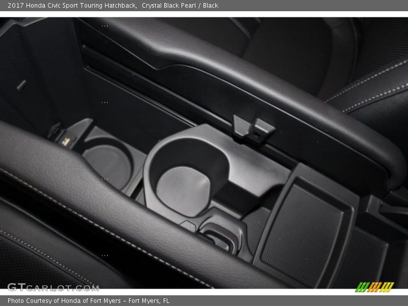 Crystal Black Pearl / Black 2017 Honda Civic Sport Touring Hatchback