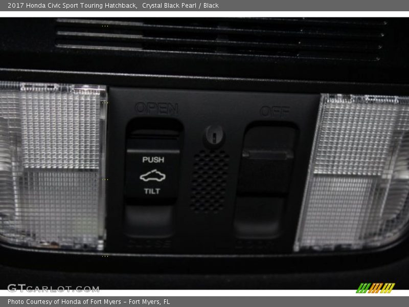 Crystal Black Pearl / Black 2017 Honda Civic Sport Touring Hatchback