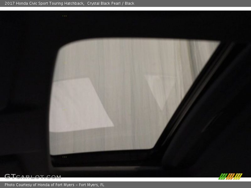 Crystal Black Pearl / Black 2017 Honda Civic Sport Touring Hatchback