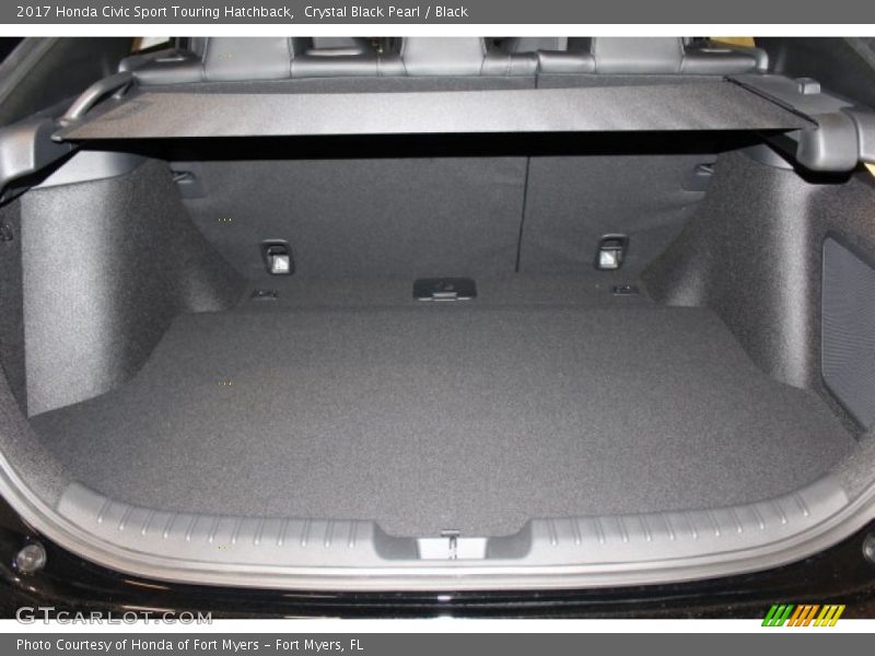 Crystal Black Pearl / Black 2017 Honda Civic Sport Touring Hatchback