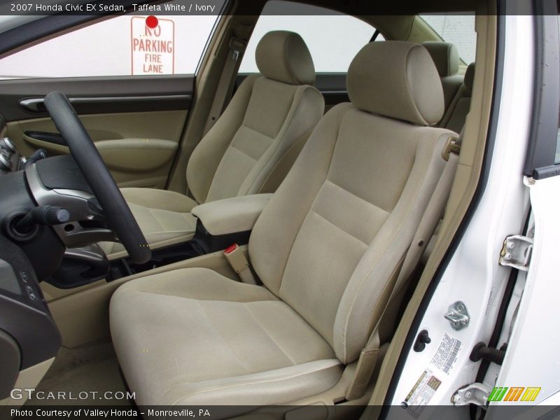 Taffeta White / Ivory 2007 Honda Civic EX Sedan