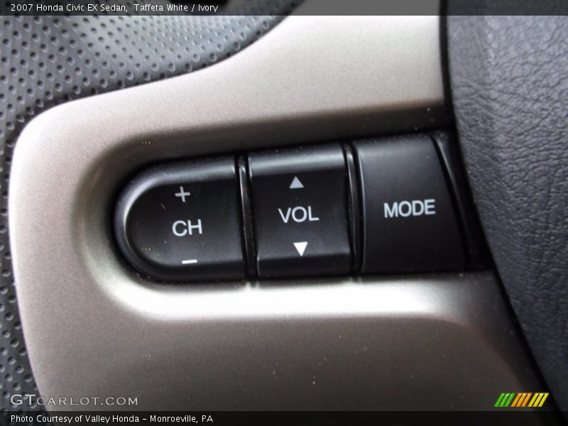 Taffeta White / Ivory 2007 Honda Civic EX Sedan