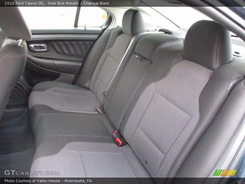 Steel Blue Metallic / Charcoal Black 2010 Ford Taurus SEL