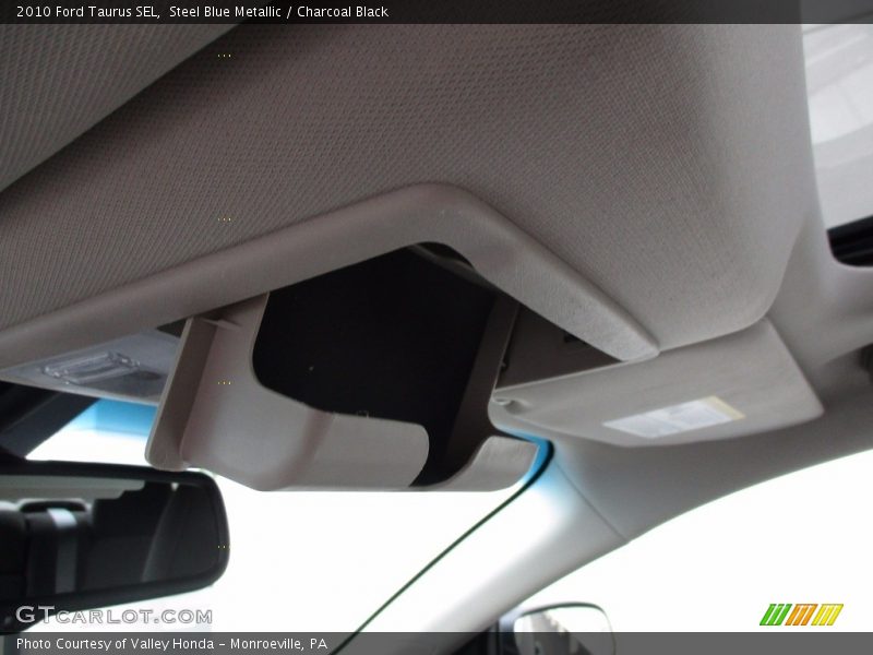 Steel Blue Metallic / Charcoal Black 2010 Ford Taurus SEL