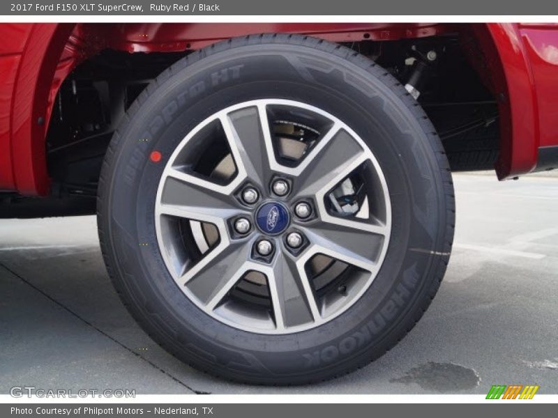 Ruby Red / Black 2017 Ford F150 XLT SuperCrew