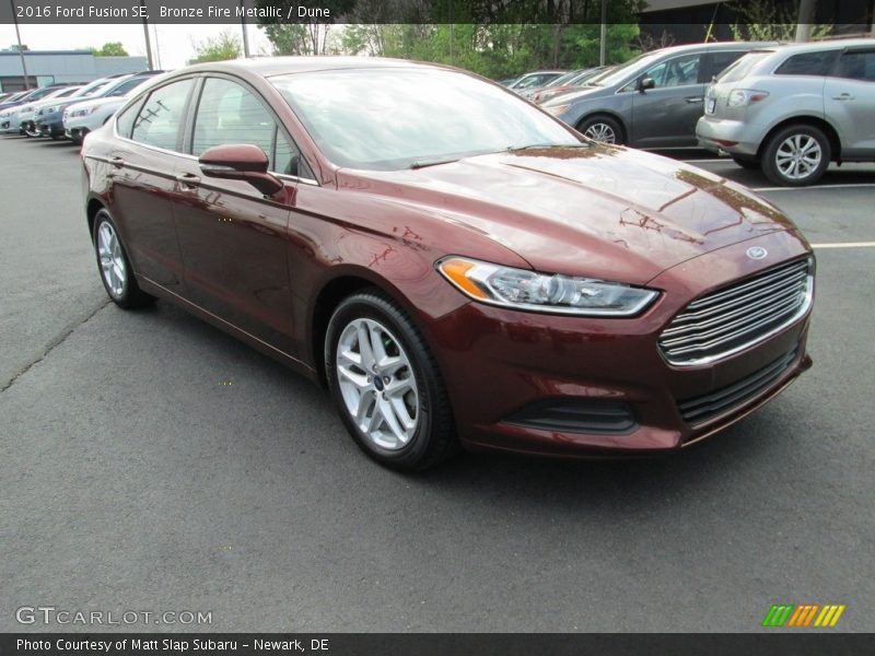  2016 Fusion SE Bronze Fire Metallic