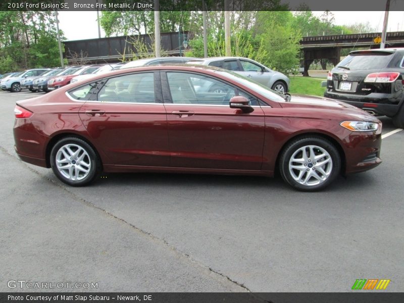 2016 Fusion SE Bronze Fire Metallic