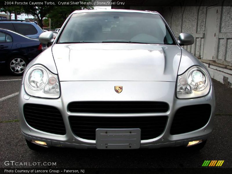 Crystal Silver Metallic / Stone/Steel Grey 2004 Porsche Cayenne Turbo