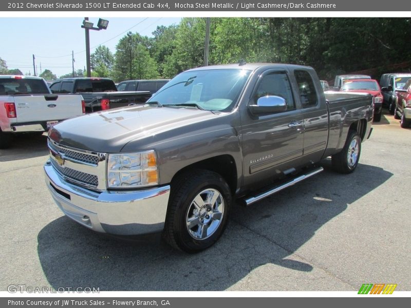 Mocha Steel Metallic / Light Cashmere/Dark Cashmere 2012 Chevrolet Silverado 1500 LT Extended Cab 4x4