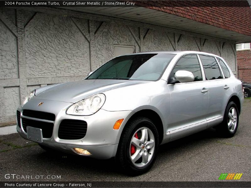 Crystal Silver Metallic / Stone/Steel Grey 2004 Porsche Cayenne Turbo